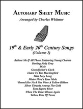 19th & Early 20th Century Songs, Vol. 1 Guitar and Fretted sheet music cover